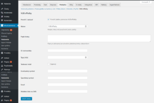 VUB ePlatby plugin - nastavenie