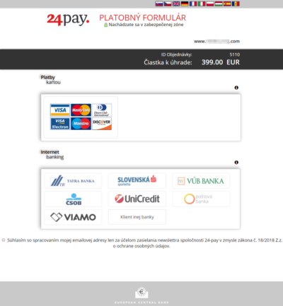 24Pay - Platobné brány