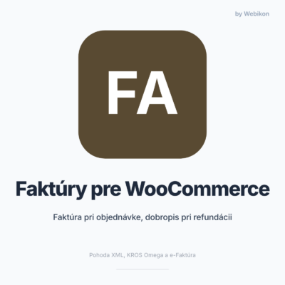 Faktúry pre WooCommerce