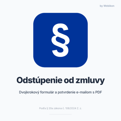 Odstúpenie od zmluvy